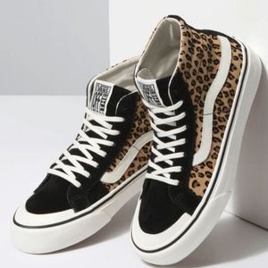 Size 9.5 cheetah print VANS